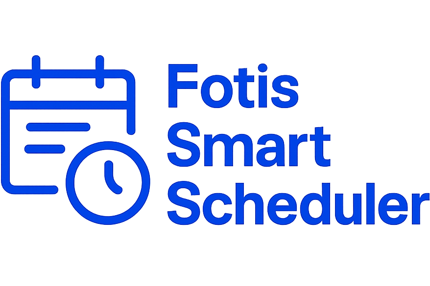 Smart Scheduler Interface